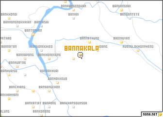map of Ban Nakala