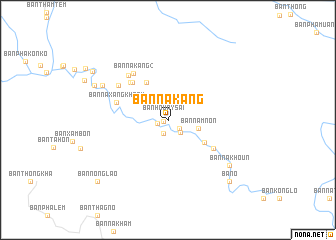 map of Ban Nakang