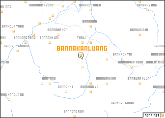 map of Ban Na Kan Luang