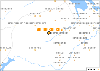 map of Ban Na Kap Kae