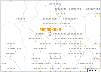 map of Ban Nakaxo