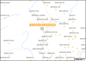 map of Ban Nakhanông (1)