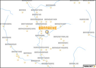 map of Ban Nakhè