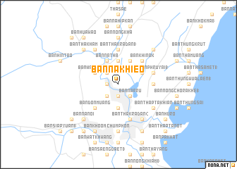 map of Ban Na Khieo