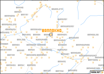 map of Ban Nakho