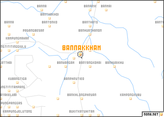 map of Ban Nak Kham