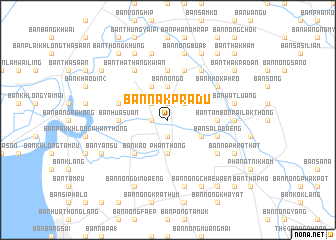 map of Ban Nak Pradu