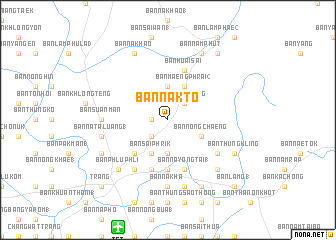 map of Ban Nak To