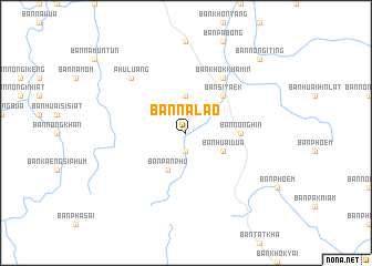 map of Ban Na Lao