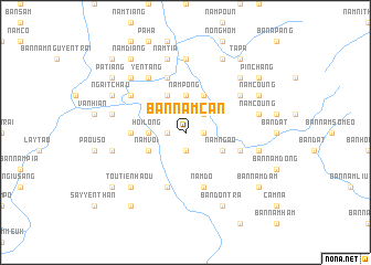 map of Bản Nam Cẩn