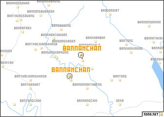 map of Ban Nam Chan