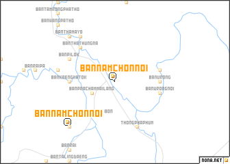 map of Ban Nam Chon Noi