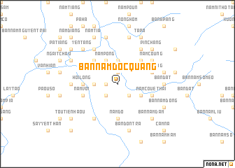 map of Bản Nam Ðộc Quảng