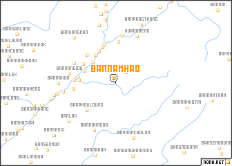 map of Ban Namhao