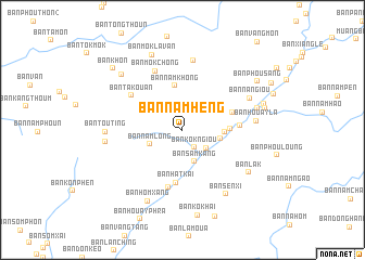 map of Ban Namhèng