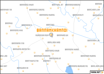 map of Ban Nam Kham Noi