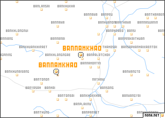 map of Ban Nam Khao
