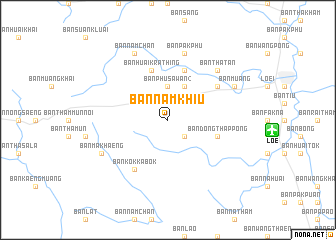map of Ban Nam Khiu