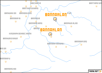 map of Ban Nam Lan