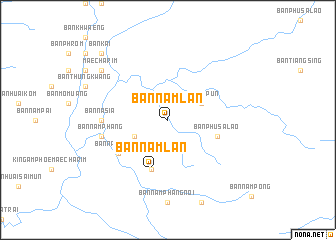 map of Ban Nam Lan