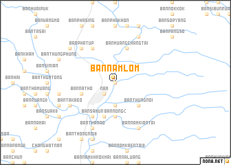 map of Ban Nam Lom