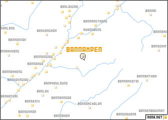 map of Ban Nampèn