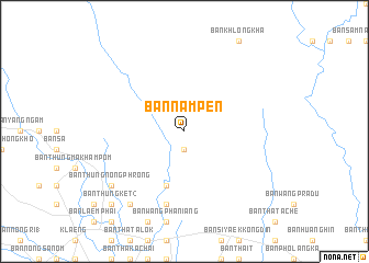 map of Ban Nam Pen