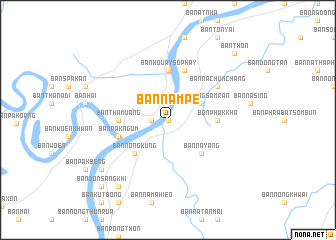 map of Ban Nam Pe