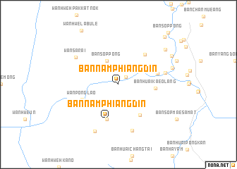map of Ban Nam Phiang Din