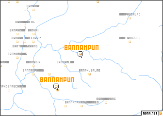 map of Ban Nam Pun
