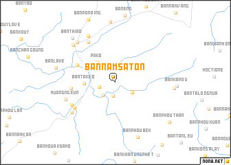 map of Ban Namsaton