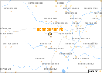 map of Ban Nam Sun Yai