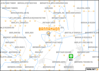 map of Ban Nam Won