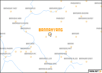 map of Ban Nam Yang