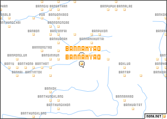 map of Ban Nam Yao