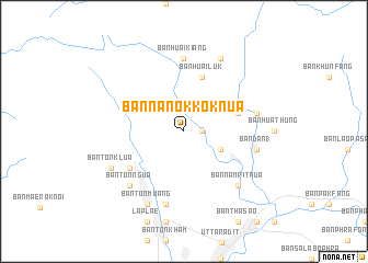 map of Ban Na Nok Kok Nua