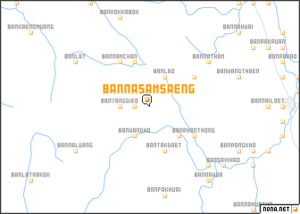 map of Ban Na Sam Saeng