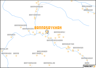 map of Ban Nasaykham