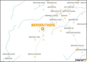 map of Ban Na Si Thong