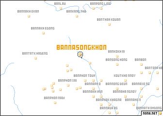 map of Ban Nasongkhon