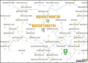 map of Ban Na Tham Tai