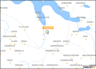 map of Banna