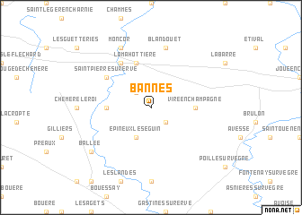 map of Bannes