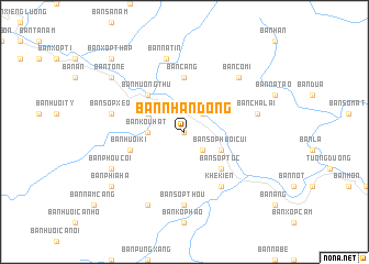 map of Bản Nhan Dong