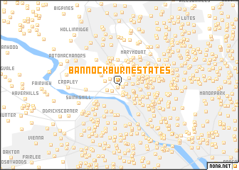 map of Bannockburn Estates