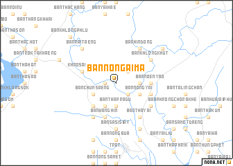 map of Ban Nong Ai Ma