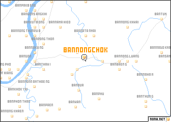 map of Ban Nong Chok