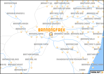 map of Ban Nong Faek