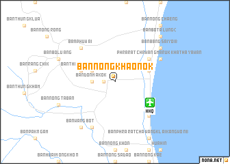 map of Ban Nong Khao Nok