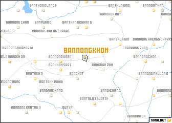 map of Ban Nong Khom